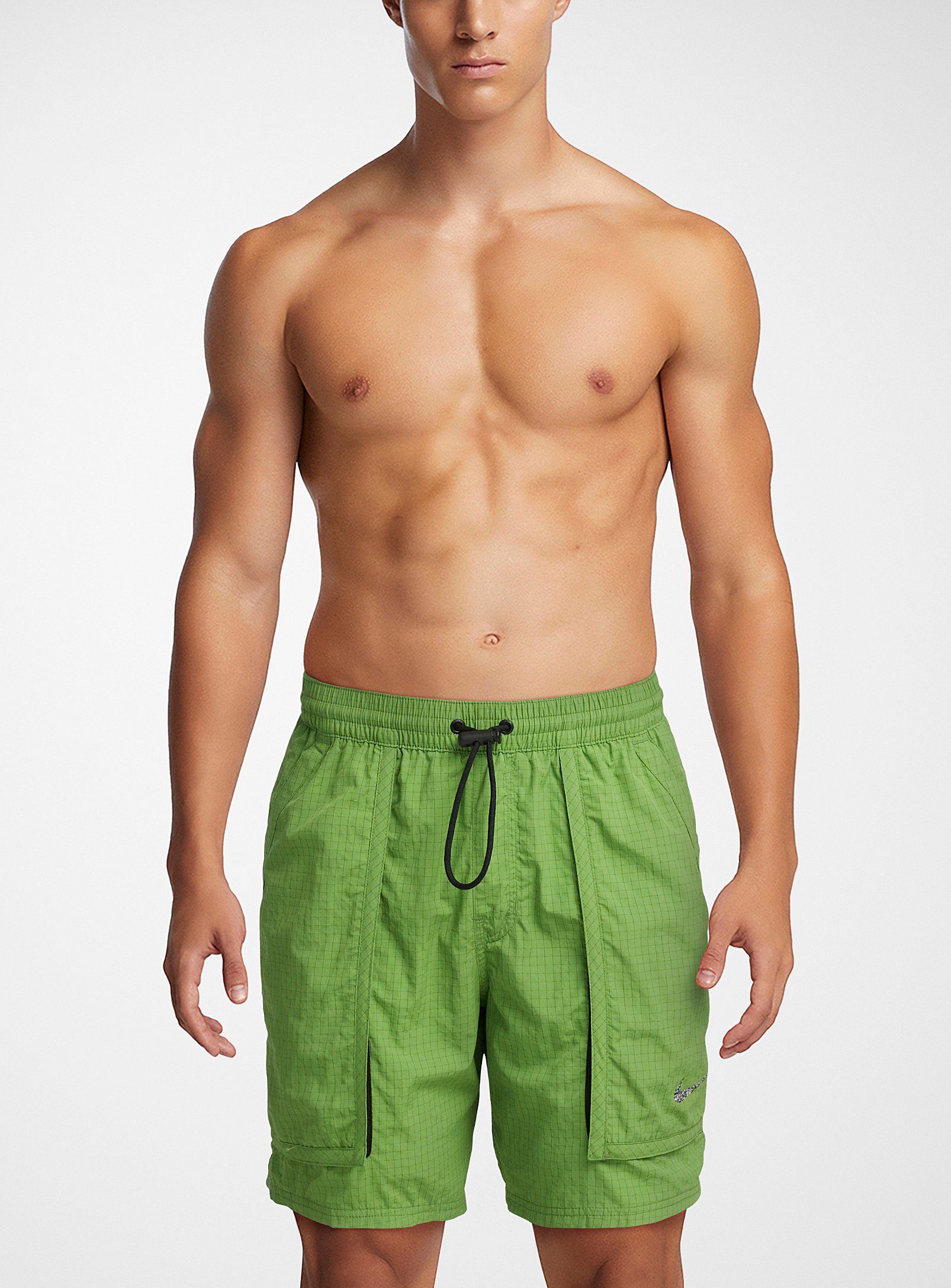 Nike Swim Large-pocket Ripstop Swim Trunk In Mint/pistachio Green