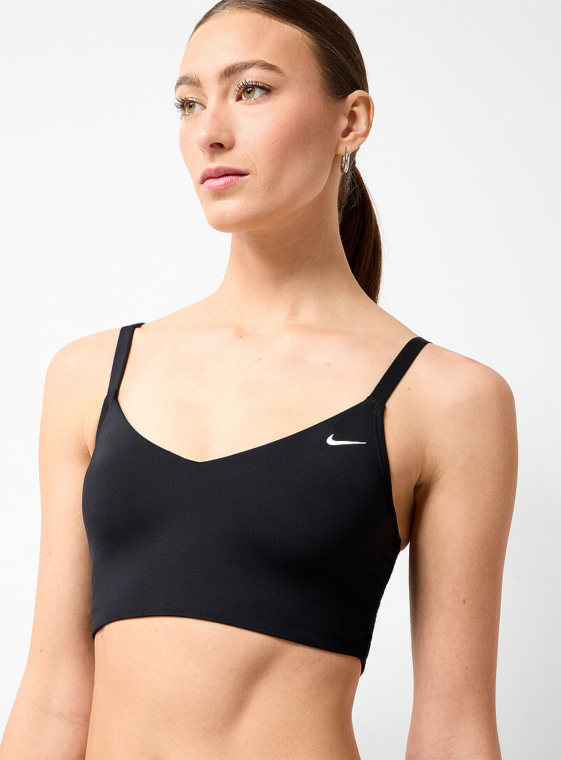 Solid V-neck bralette product image (primary)