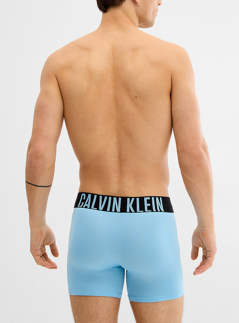 Calvin Klein Blue 6" solid stretch boxer brief Intense Power for men