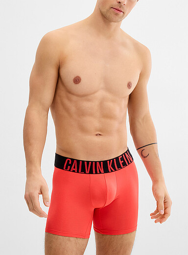 6" solid stretch boxer brief Intense Power