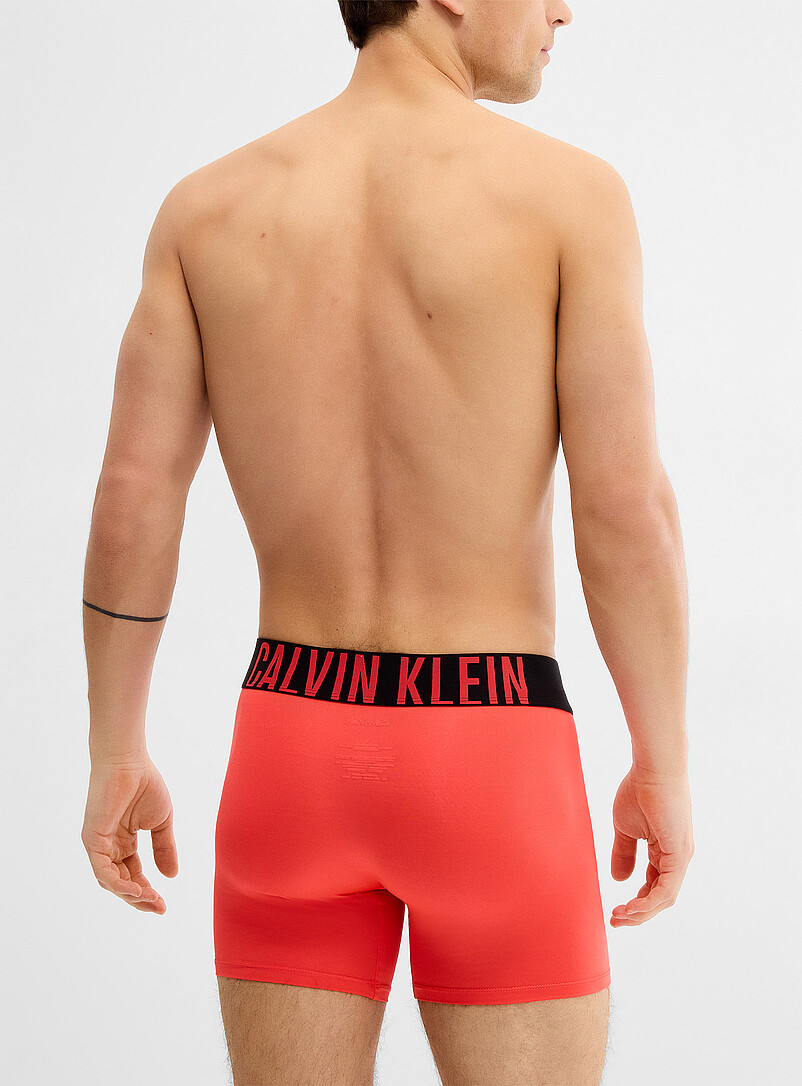 Calvin Klein Blue 6" solid stretch boxer brief Intense Power for men