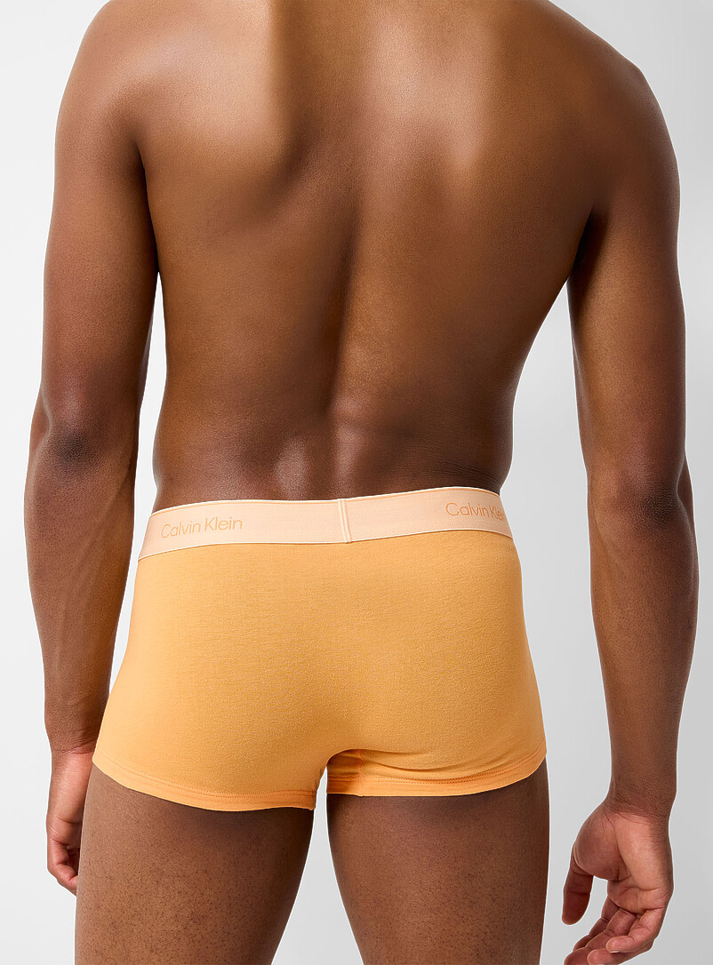 Calvin Klein Blue 3" colourful trunk Cotton for men