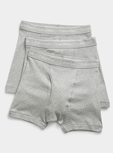 5" solid boxer briefs Cotton Classic 3-pack