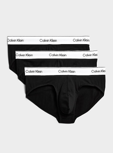 Les slips extensibles unis Icon Cotton Stretch Emballage de 3