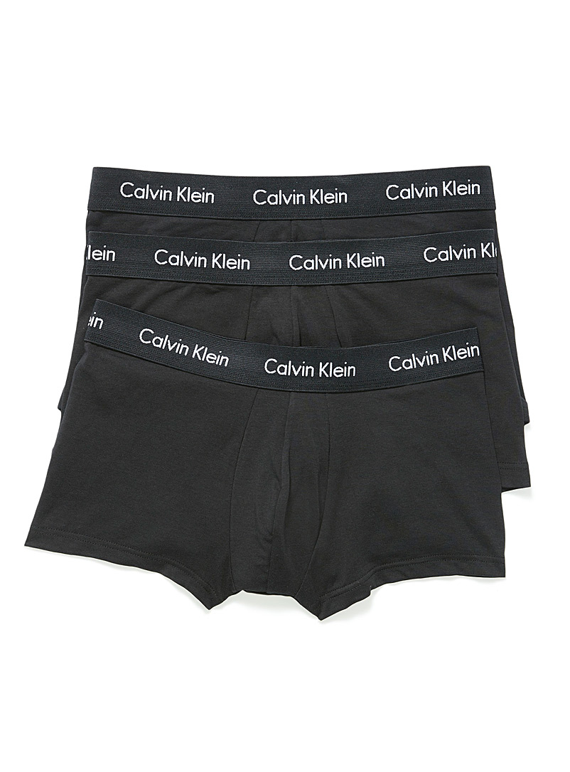Calvin Klein Cotton Stretch Solid Hip Briefs 3-Pack