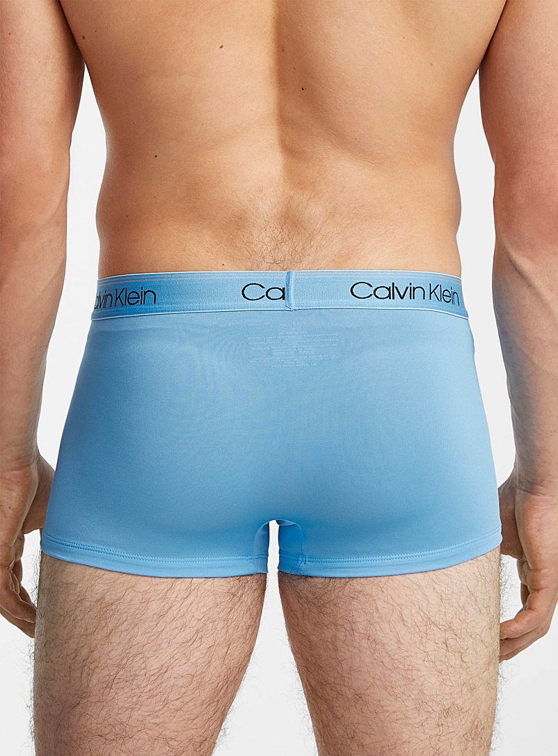 Calvin Klein Grey Classic microfibre trunks 3-pack for men