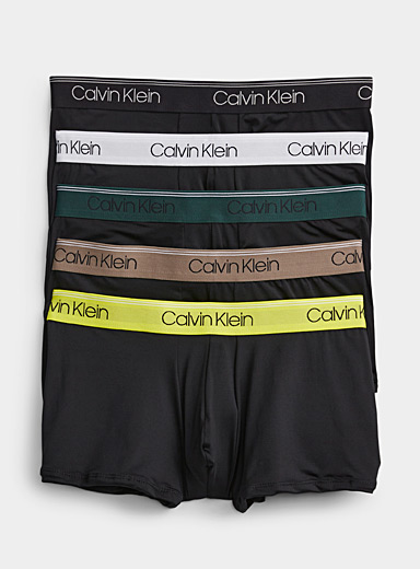 Low-rise microfibre trunks 5-pack | Calvin Klein | Shop Men's Underwear ...