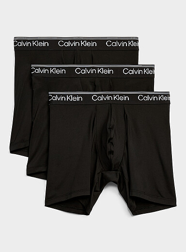 6" classic boxer briefs Recycled polyester 3-pack