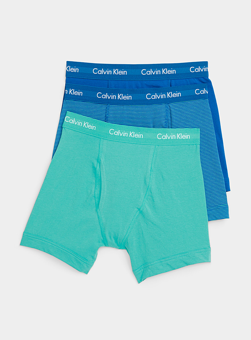 Solid and striped classic boxer briefs 3-pack | Calvin Klein | Shop Men's  Underwear Multi-Packs Online | Simons