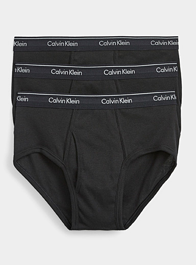 Grey logo briefs Cotton Classic 3-pack