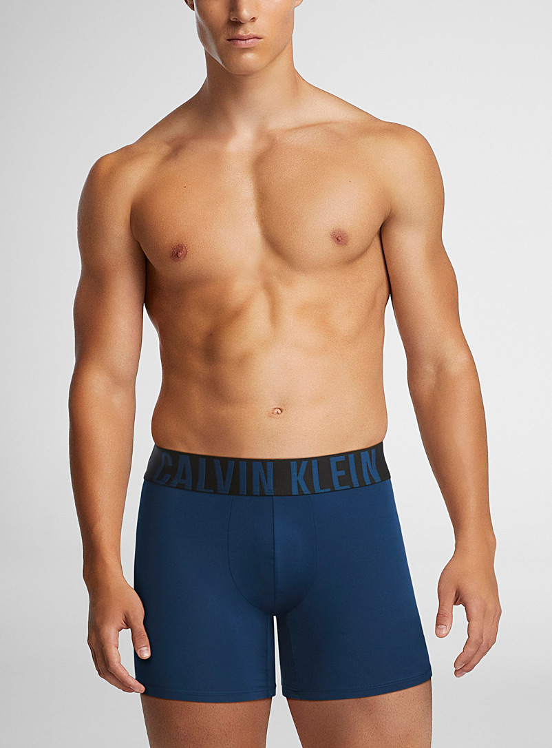 Calvin Klein Indigo/Dark Blue Solid Intense Micro boxer brief for men