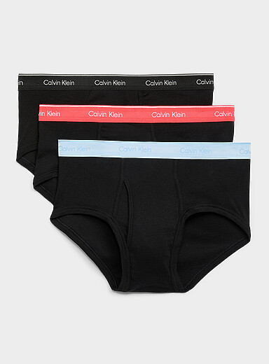 Les slips confortables fins logos Coton