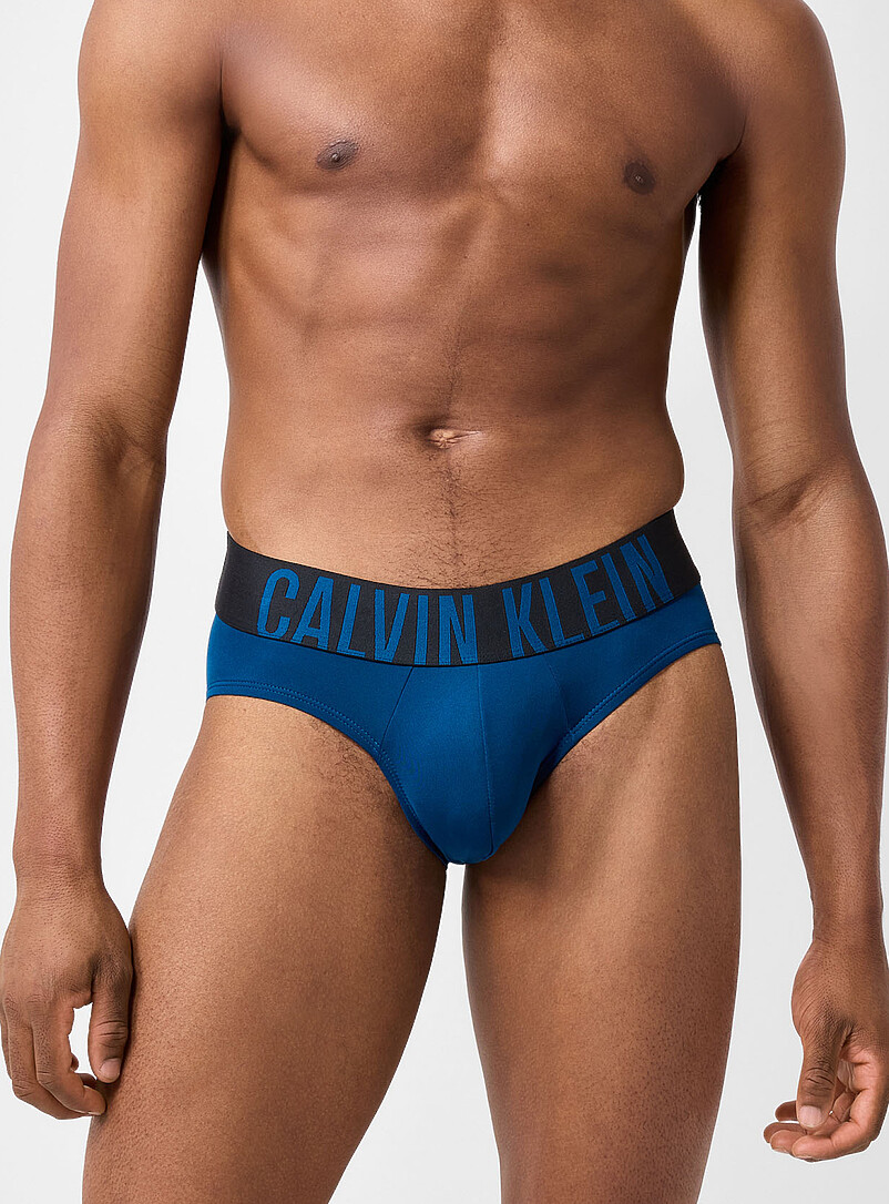 Calvin Klein: Les slips extensibles logo XL Intense Power Emballage de 3 Noir pour homme