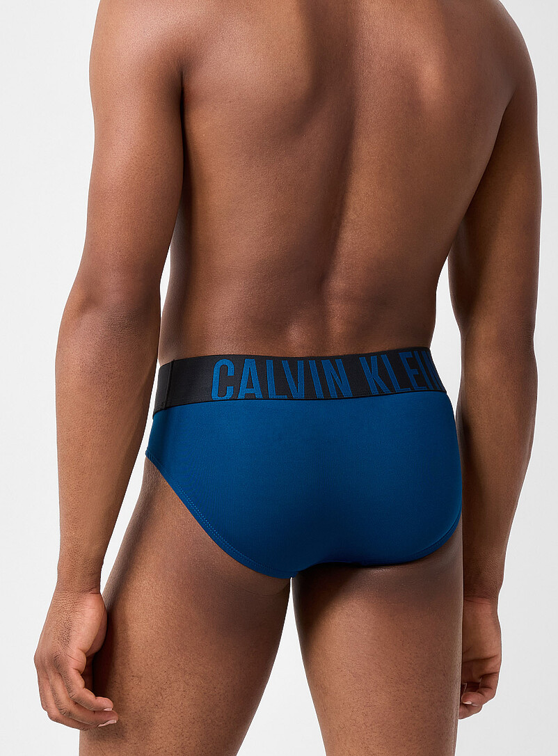 Calvin Klein: Les slips extensibles logo XL Intense Power Emballage de 3 Noir pour homme