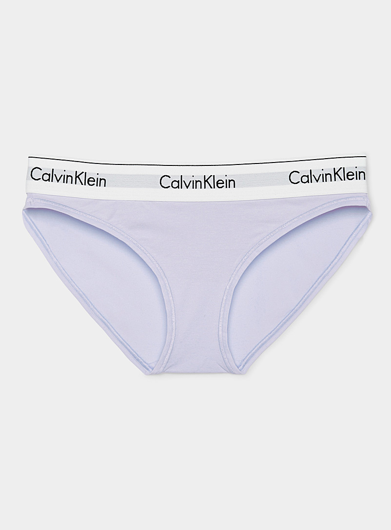 Calvin Klein Baby Blue Pastel CK signature bikini panty for women