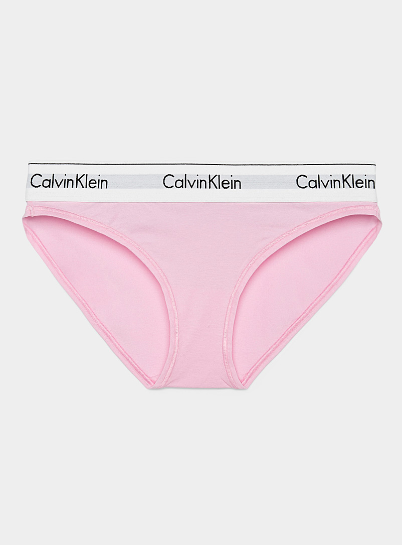 Calvin Klein Pink Pastel CK signature bikini panty for women