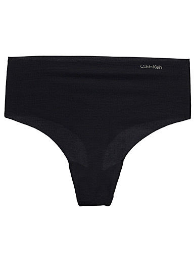 Calvin Klein CK One Micro high waist thong in animal print