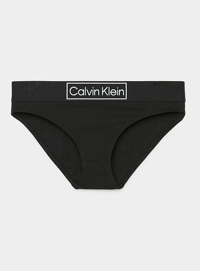 Calvin Klein Black Heritage signature bikini panty for women