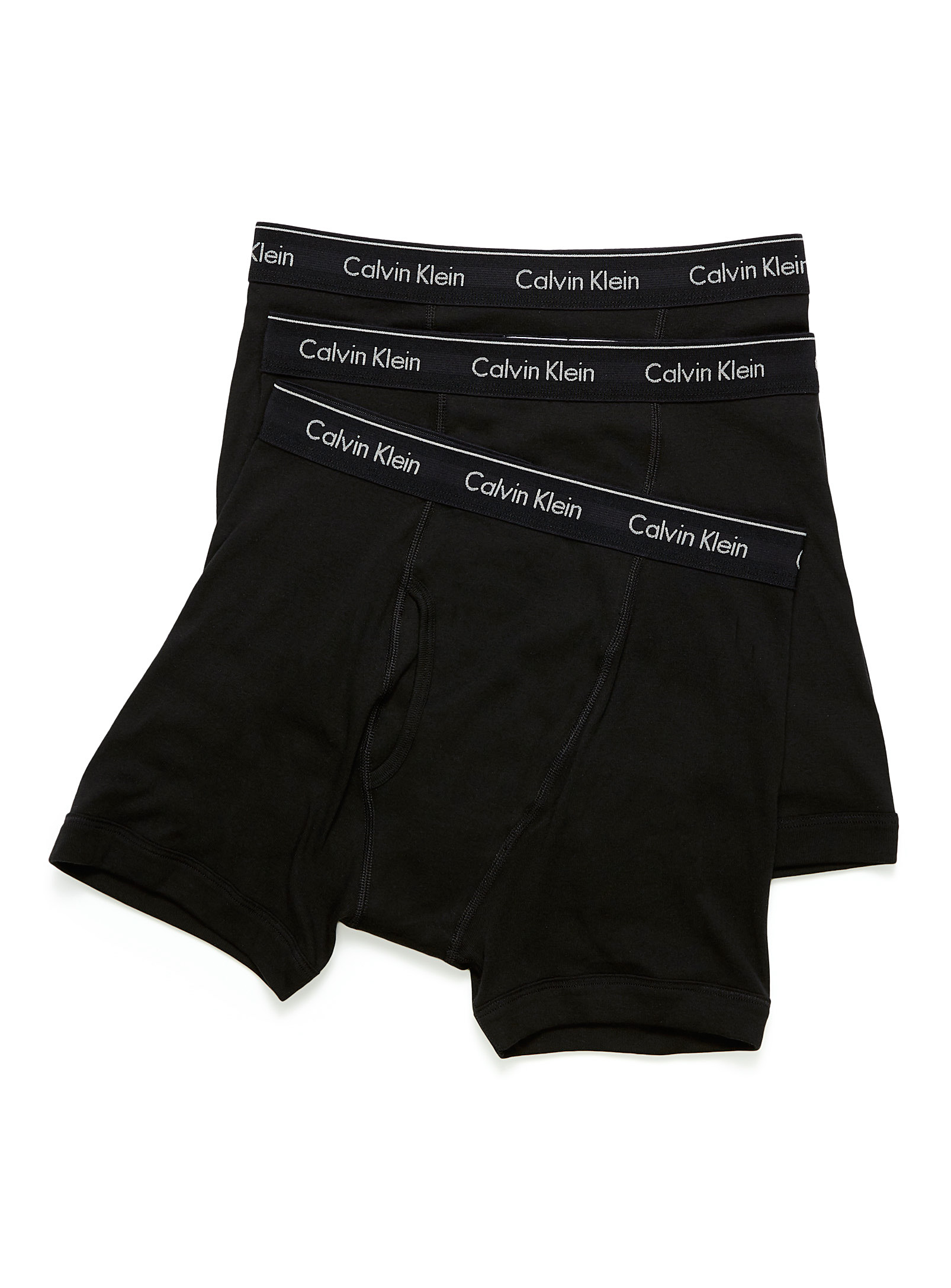 Calvin Klein Classic Boxer Briefs 3-pack In Black