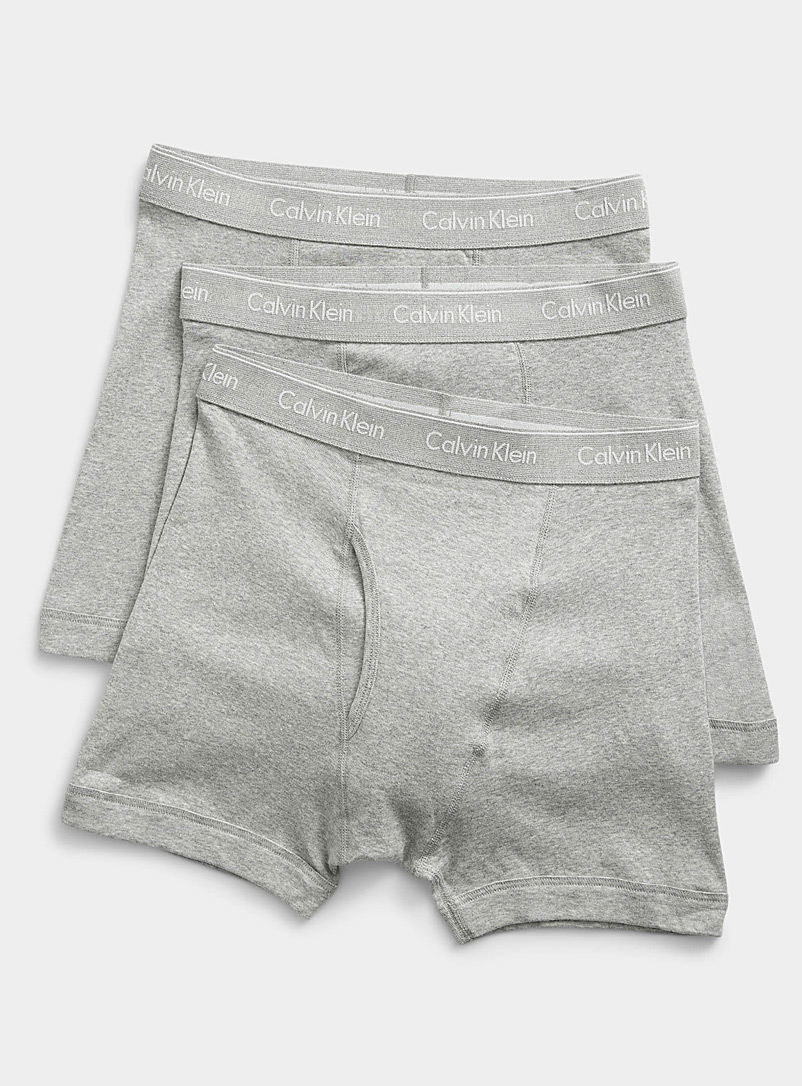 5" Solid Boxer Briefs Cotton Classic 3-Pack