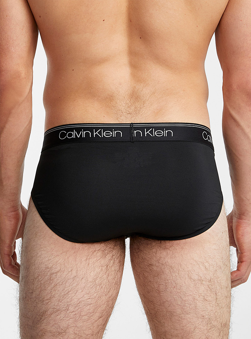 Black classic briefs Recycled polyester 3-pack product image 3