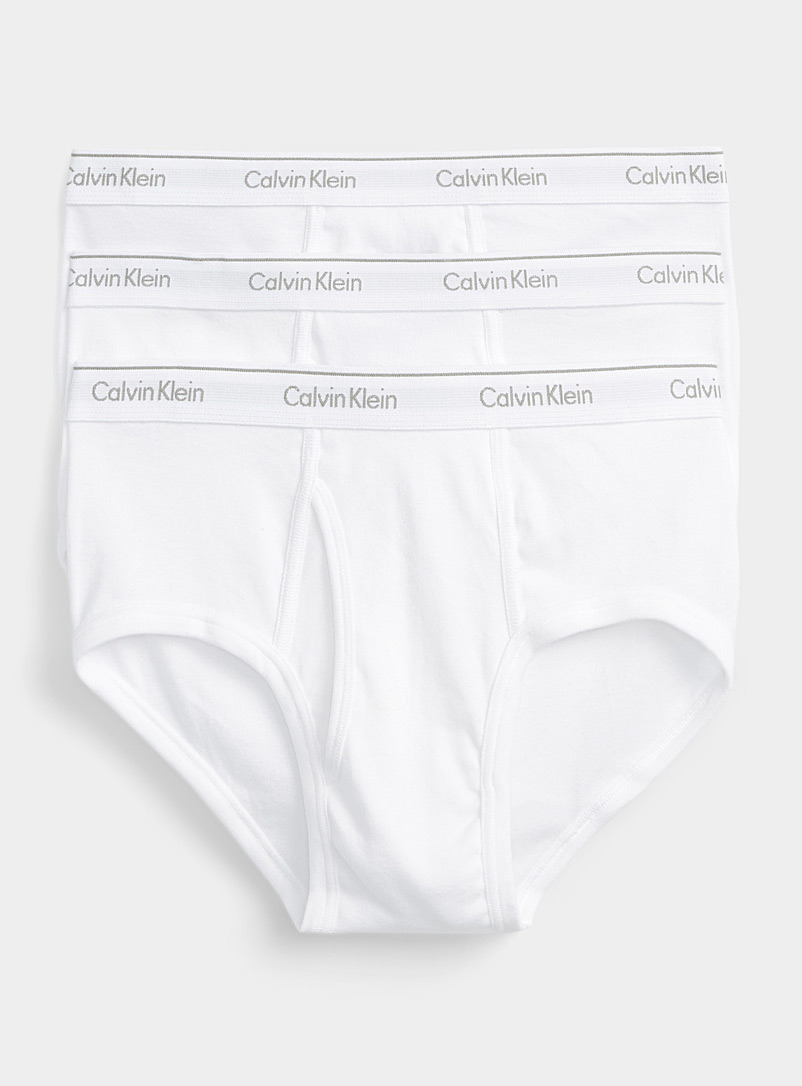 Grey logo briefs Cotton Classic 3-pack product image (primary)
