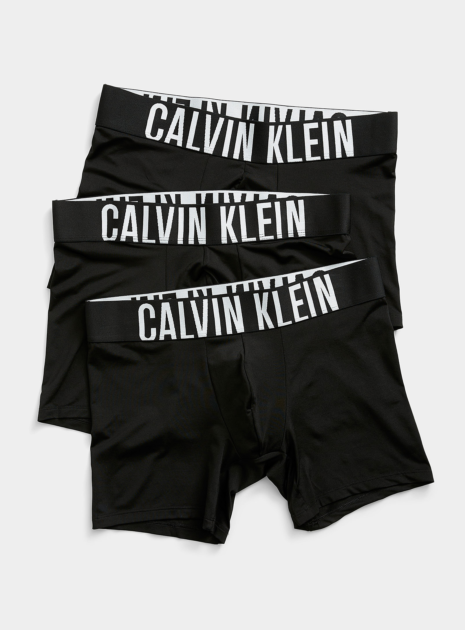Calvin Klein Intense Power Boxer Briefs 3-pack In Black