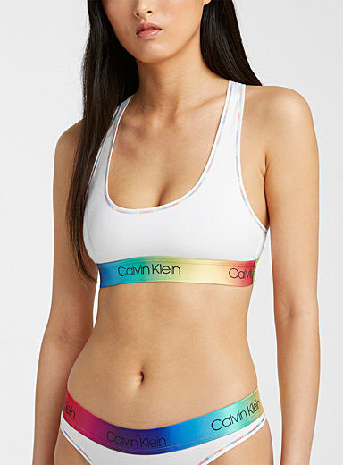 Ultra-soft rainbow bralette | Calvin Klein | Shop Bralettes & Bras For  Women Online | Simons