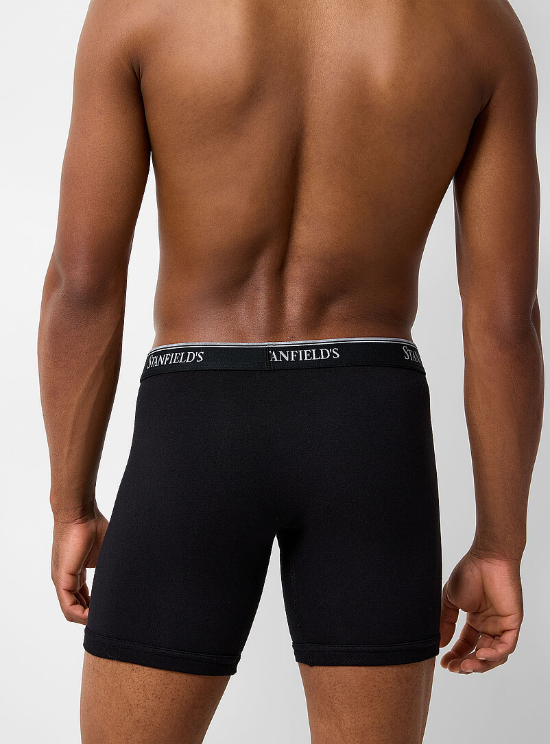6" ultra-comfortable solid boxer briefs Flex 2-pack product image 3