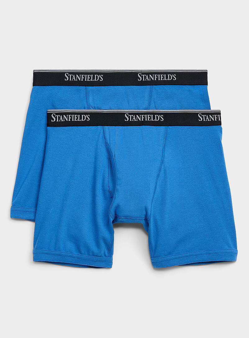6" Ultra-Comfortable Solid Boxer Briefs Flex 2-Pack