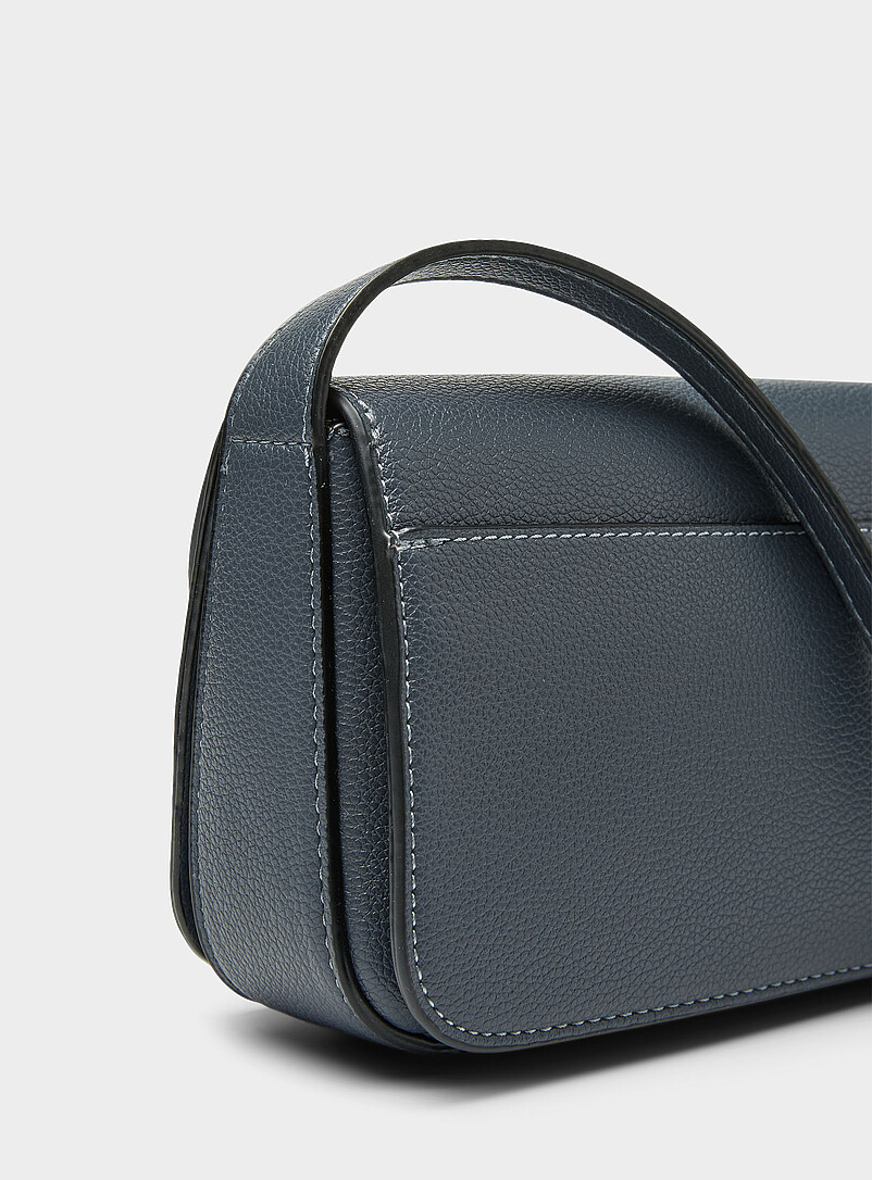 Simons Hazelnut Small textured minimalist crossbody bag for women
