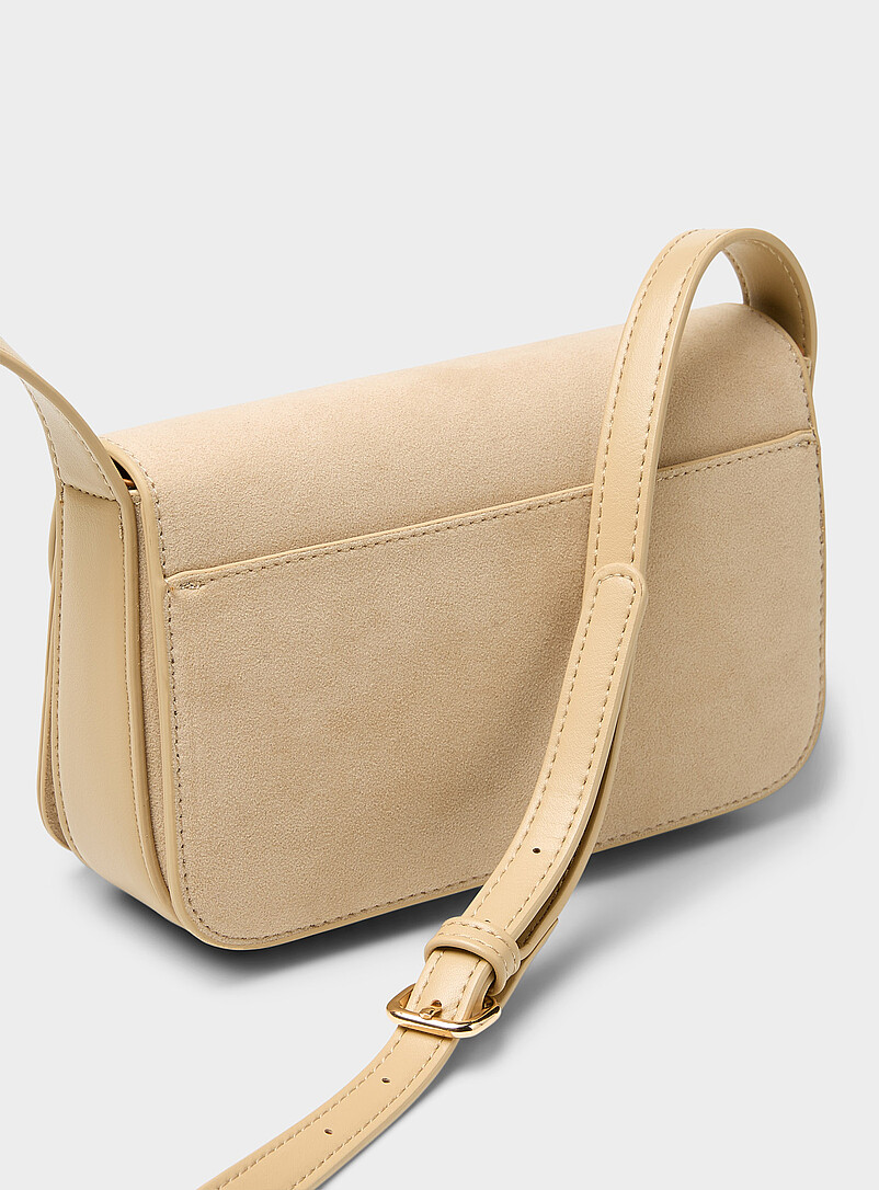 Simons Taupe Minimalist crossbody bag for women