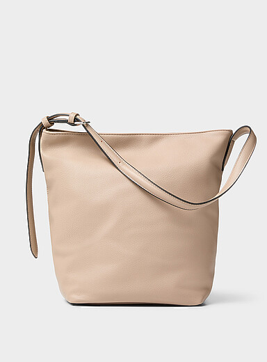 Le sac besace grenu souple
