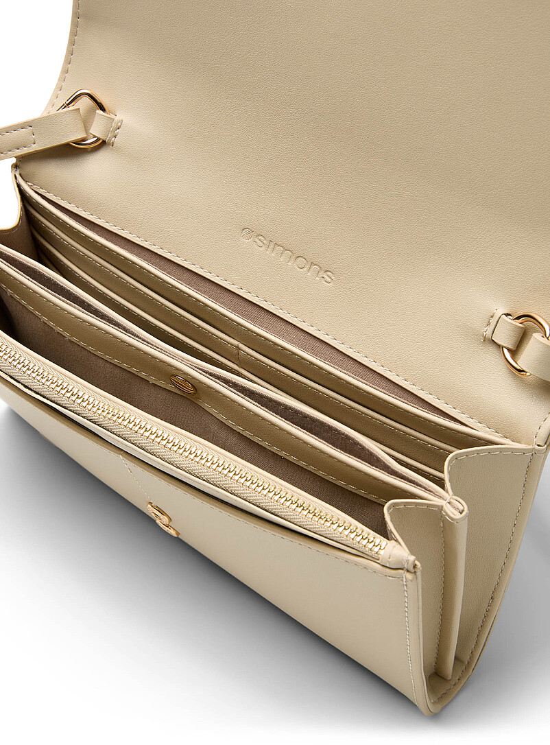 Simons: La pochette minimaliste organis&eacute;e Noir pour femme