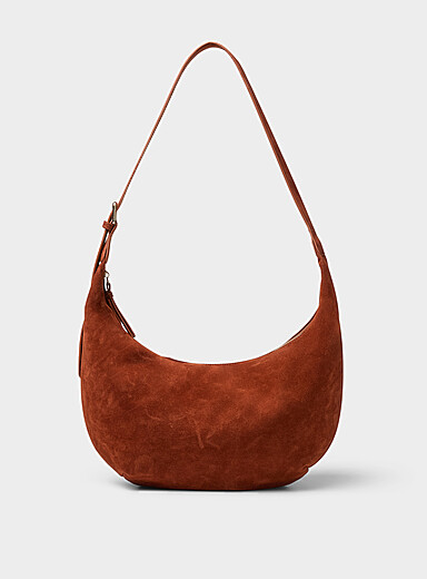 Soft rounded hobo bag
