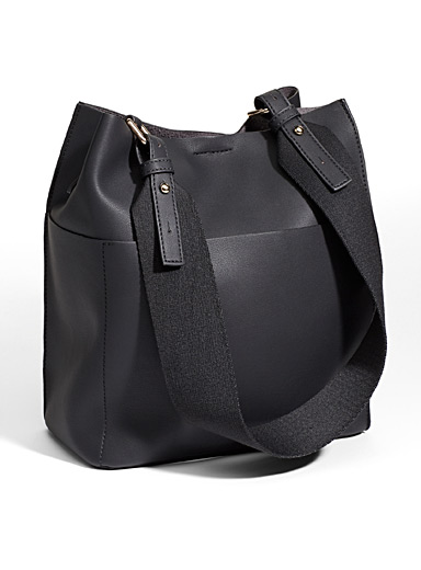 Square recycled shoulder bag, Simons
