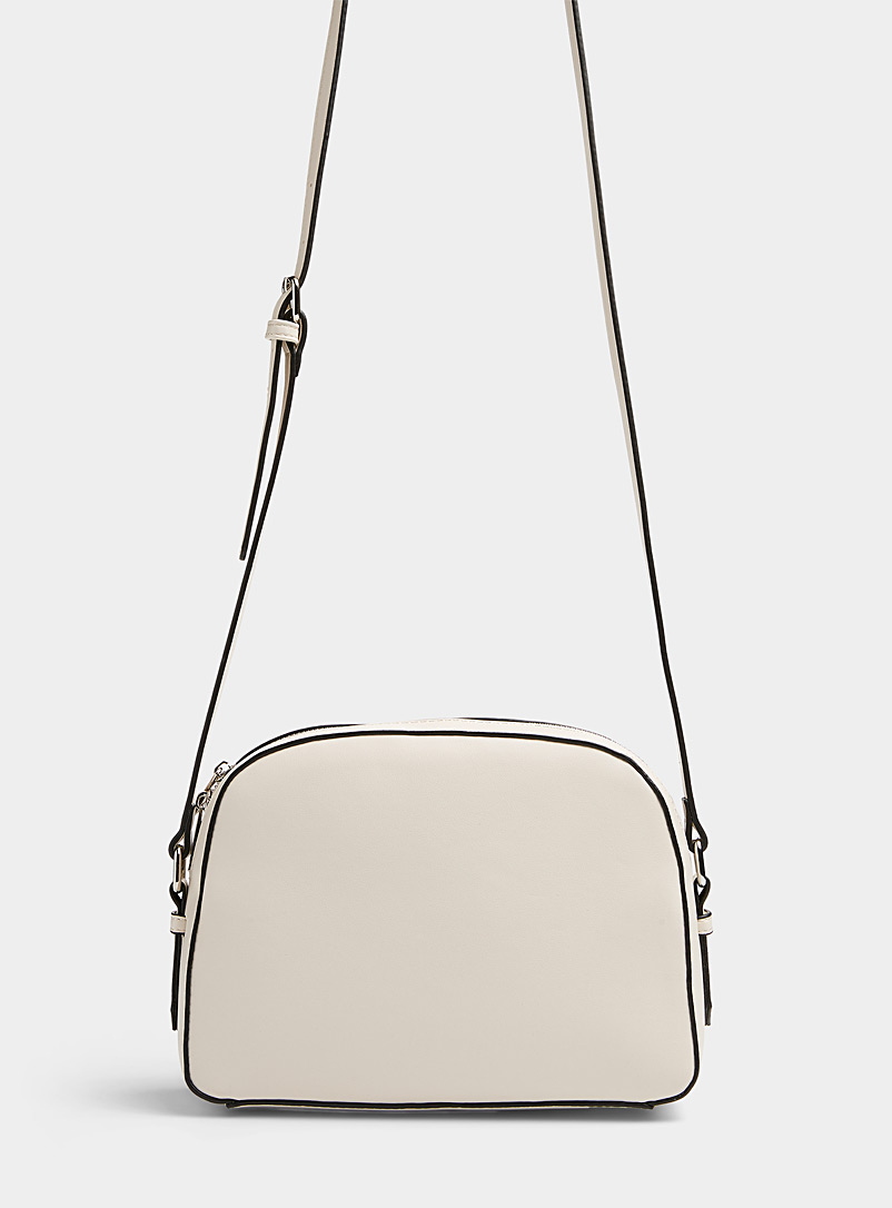 Simons Ivory White Dome shoulder bag for women