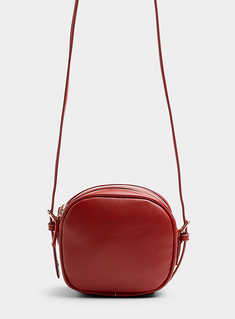 Simons: Le sac caméra minimaliste Rouge pour femme