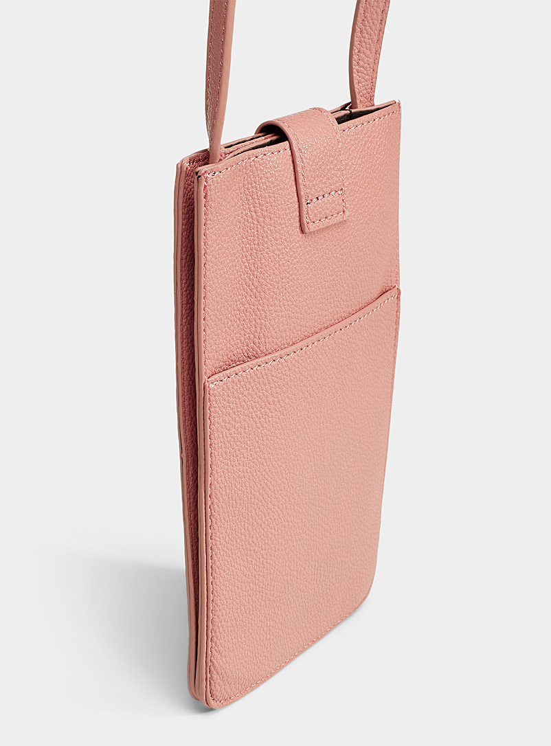 Simons Dusky Pink Ultra-thin phone pouch for women