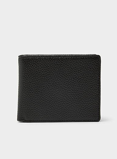 Le portefeuille &eacute;pur&eacute; en cuir