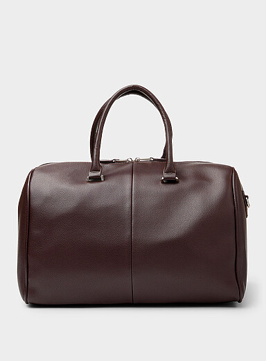 Le petit sac polochon en cuir