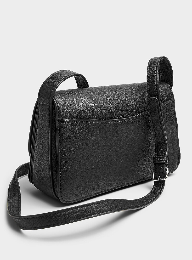 Simons Taupe Structured crossbody bag for women