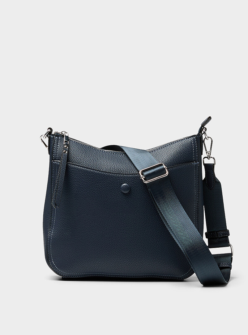 Simons Hazelnut Metallic detail crossbody bag for women
