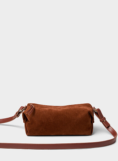 Simons: Le petit sac bandouli&egrave;re rectangulaire Chocolat - Espresso pour femme