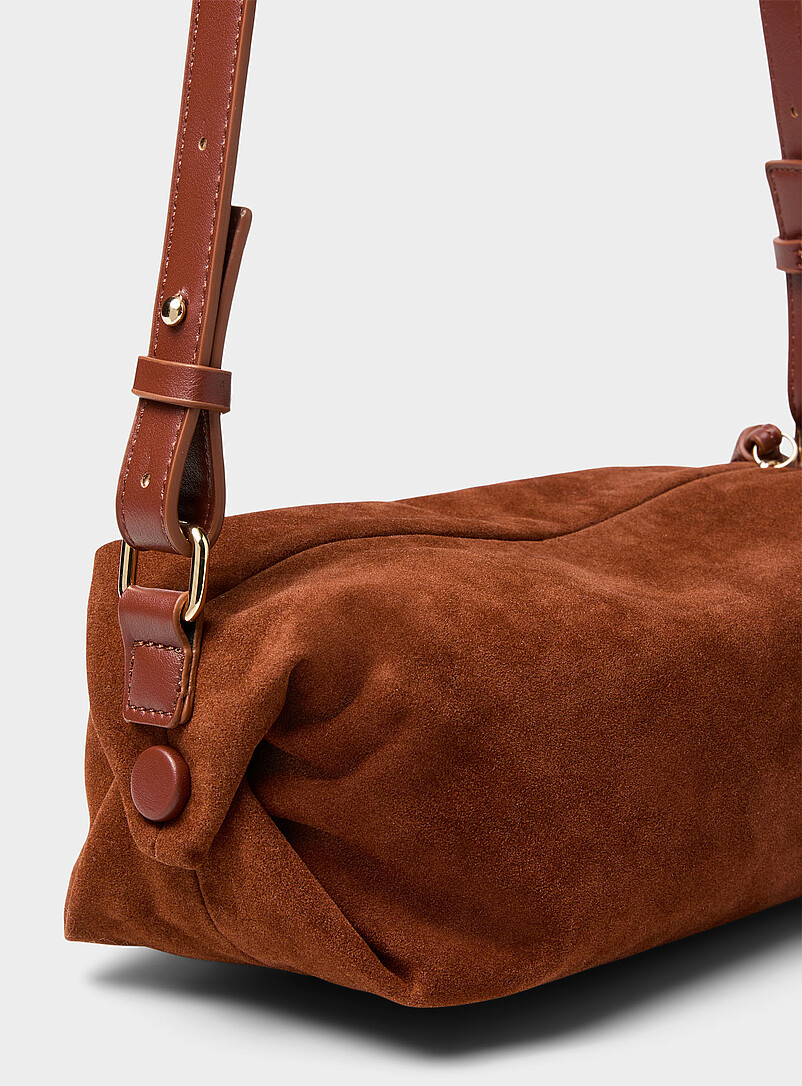 Simons: Le petit sac bandouli&egrave;re rectangulaire Chocolat - Espresso pour femme