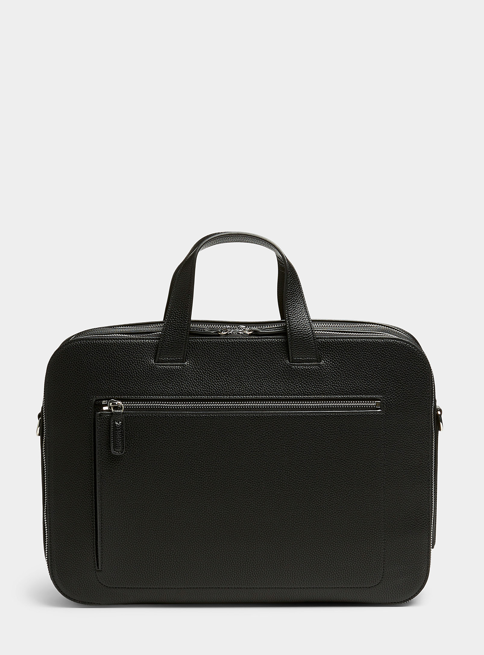 Le 31 - Men's Pebbled leather briefcase