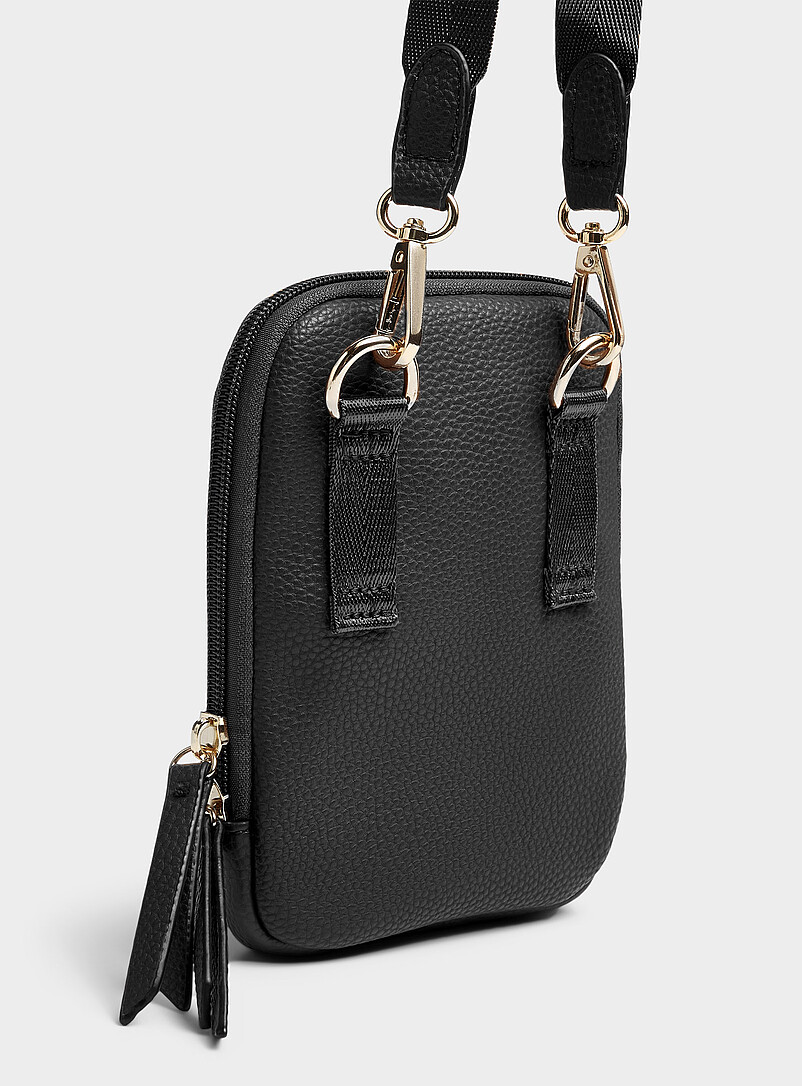 Textured zipped phone clutch product image 2