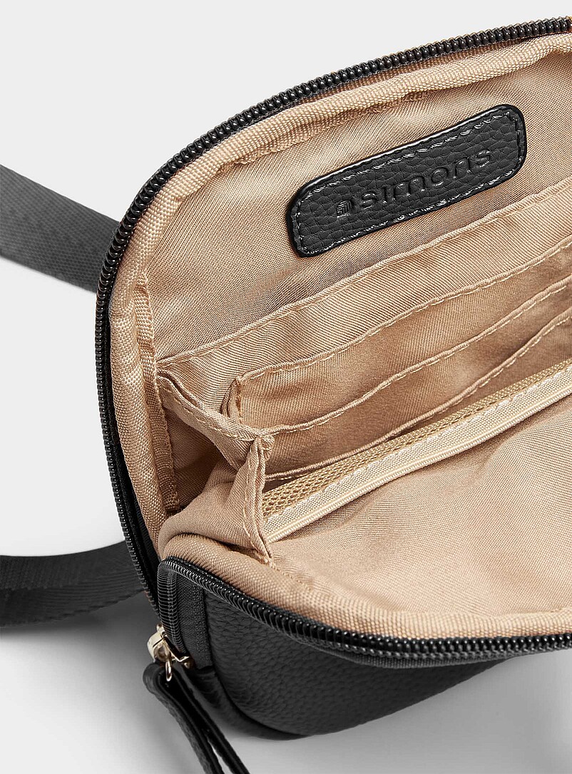 Textured zipped phone clutch product image 3