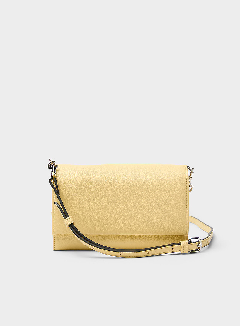 Crossbody pebbled bifold wallet product image (primary)
