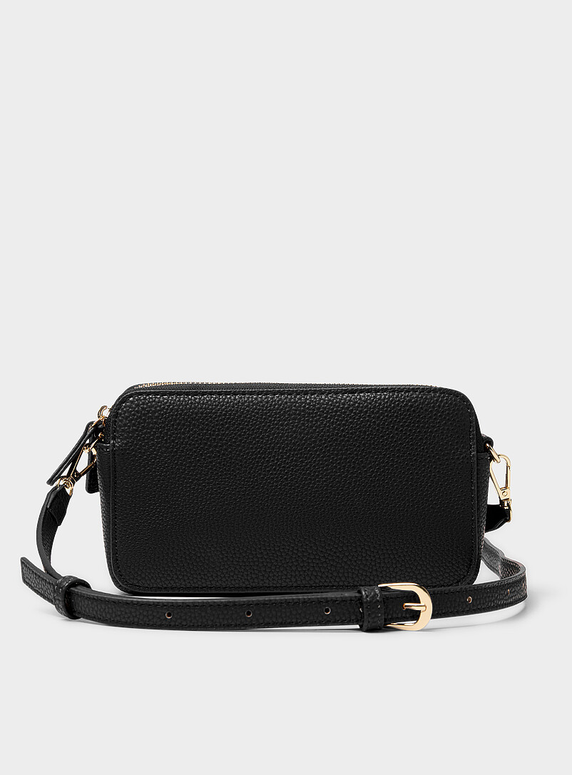 Double-compartment minimalist crossbody bag product image (primary)